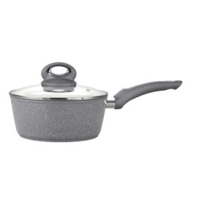 Small Soup Pot with Glass Cover Lid (Color: As pic show, Capacity (qt.): 2.5QT)